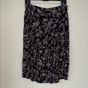 Vintage Prophecy Floral Midi Skirt